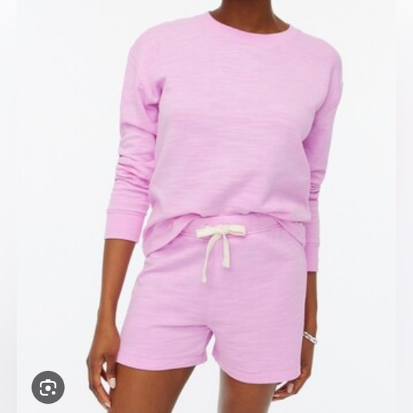 J.Crew Terry Cloth Lounge Set pink - Picture 6 of 6